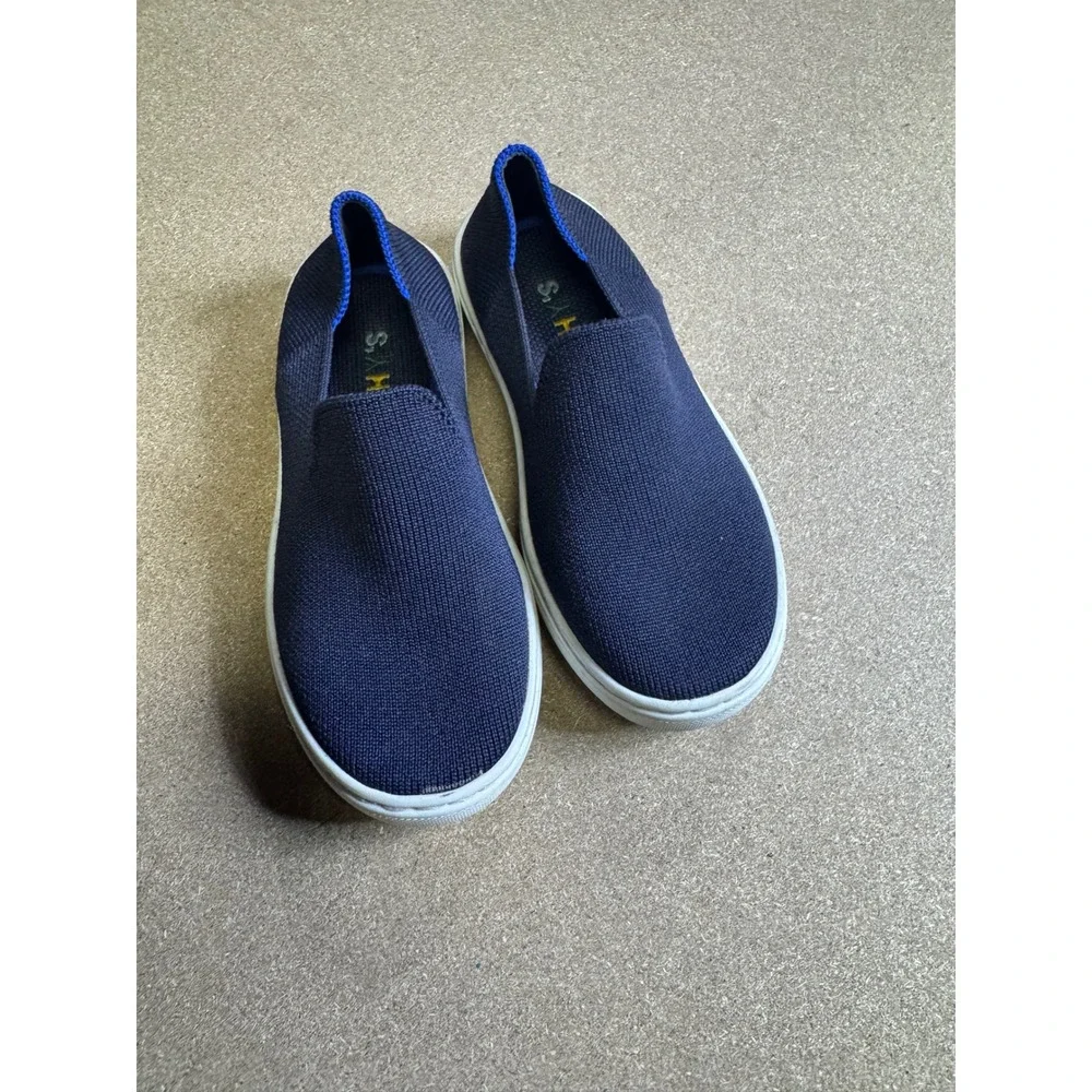 Rothy's Kids‎ Navy Knit Slip On Loafer Shoes Size 12
